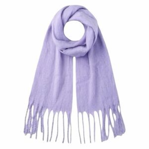 Chunky Oversized Winter Blanket Scarf With Fringe NWT